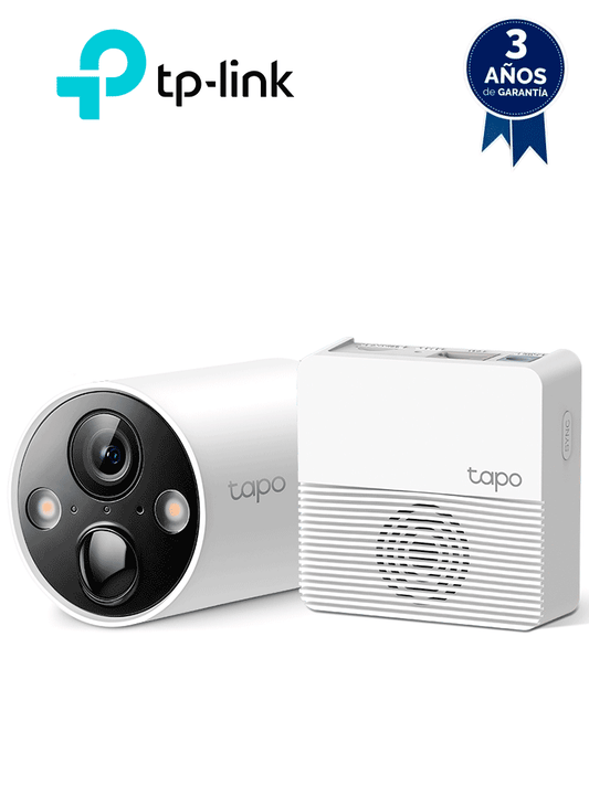 TP-LINK TAPO C420S1 - Cámara IP WiFi tipo Bullet con batería integrada para exterior  resolución de 2K  visión nocturna  WiFi 2.4 GHz  notificación push  ranura para Micro SD  y compatible con Google Assistant y Alexa. #TP9 #MCI2