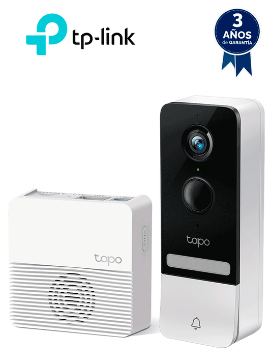 TP-LINK TAPO D230S1 - Videoportero WiFi de 5 MP con visión nocturna  ángulo de visión de 160 grados  batería de larga duración  sonido bidireccional   WiFi 2.4 GHz  ranura para Micro SD y grado de protección IP64.#2025TPL