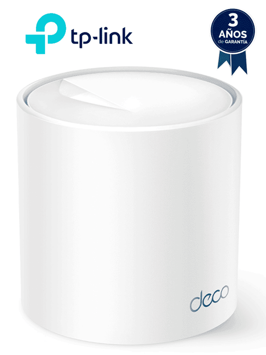 TP-LINK Deco X10(1-pack) - Ruteador Inalámbrico Mesh/ Ideal para Señal WiFi en Casas / WiFi 6/ Velocidad #BF2024de Hasta 1201 Mbps en Frecuencia de 5GHz y 300Mbps en 2.4GHz/ Tecnología de Conexión MU-MIMO y OFDMA/ Protección Mediante Control Parenta