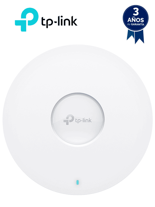 TP-LINK EAP610 -  Punto de Acceso Omada Wi-Fi 6 AX1800 MU-MIMO 2x2 con Mesh Omada de alta densidad de usuarios  configuración por controlador o stand-alone para montaje en techo/pared y alimentación PoE+.