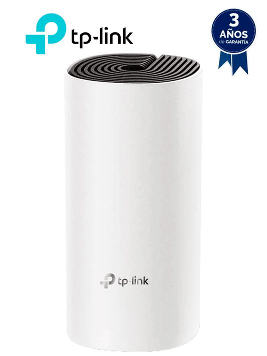 TP-LINK DECO M4 (1-Pack) -  Router inalámbrico MESH para interior y hogar de doble banda Wi-Fi 5 AC1200 Mbps con 2 puertos Gigabit WAN/LAN  2 antenas internas y administración mediante la app Deco (iOS  Android).