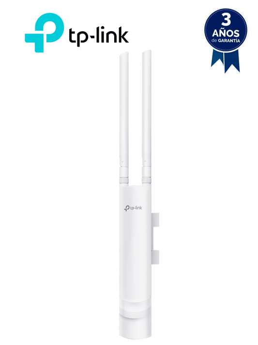 TP-LINK EAP110-OUTDOOR - Punto de acceso Omada con frecuencia 2.4 GHz N 300 para Exterior  con configuración Stand-Alone o por Controlador  además protección Exterior IP65 y alimentación PoE Pasivo 24 Vcc.