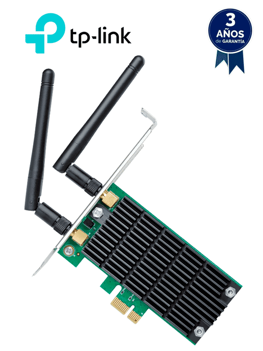 TP-LINK - Archer T4E / Adaptador PCI Express inalámbrico de doble banda AC1200 #TP9
