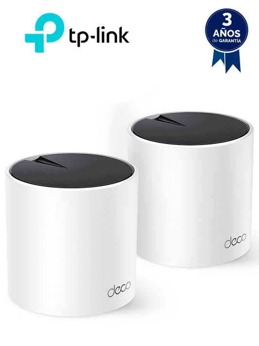 TP-LINK - DECO X55(2-pack) / Sistema Wi-Fi 6 Mesh AI Doble Banda AX3000 / Paquete con 2 piezas #TP9