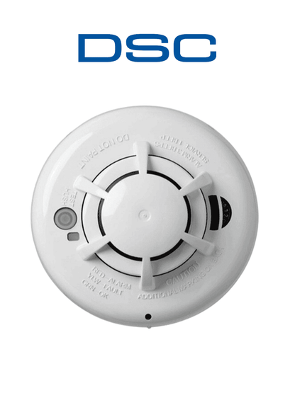DSC PG9936 - Detector de humo y calor inalámbrico con tecnología Power G compatible con NEO  PRO  Qolsys e IoTga