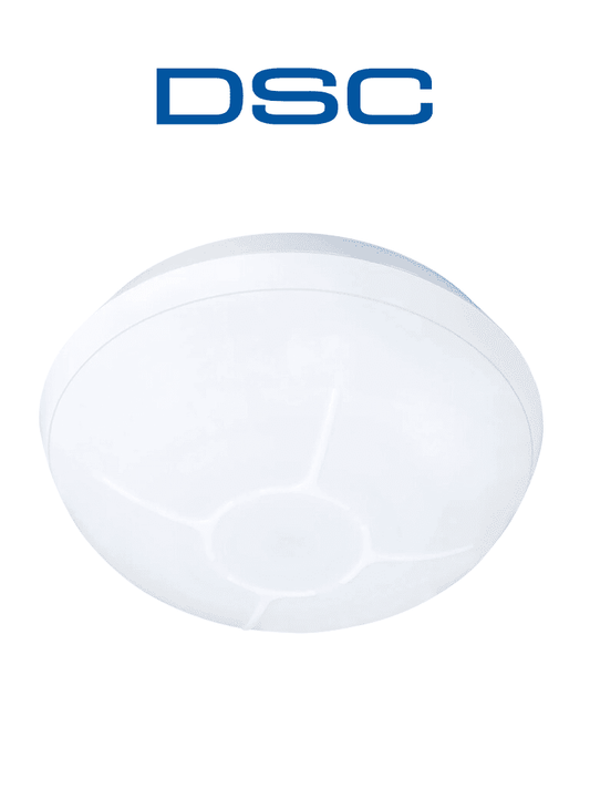 DSC PG9872 - Detector de Movimiento 360° interior de largo alcance con tecnología Power G para techo compatible con NEO PRO Qolsys e IoTega