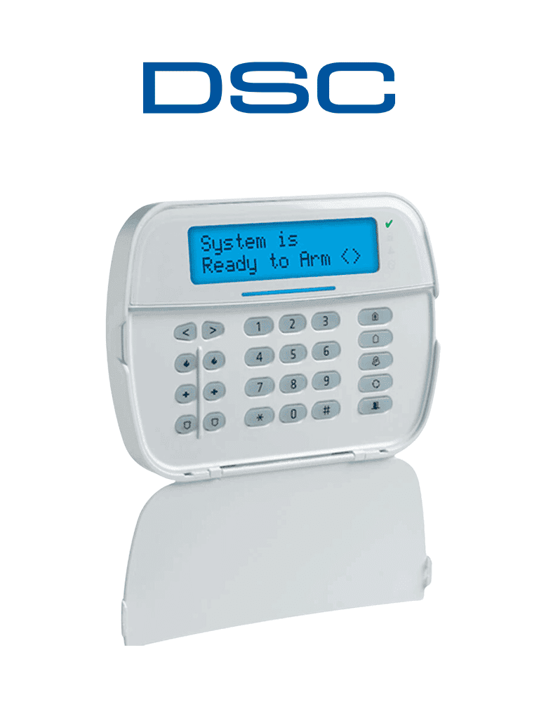 DSC HS2LCDRFPRO9 - Teclado Alfanumérico con Transceptor Compatible con Panel PRO 128 Zonas Inalámbricas.