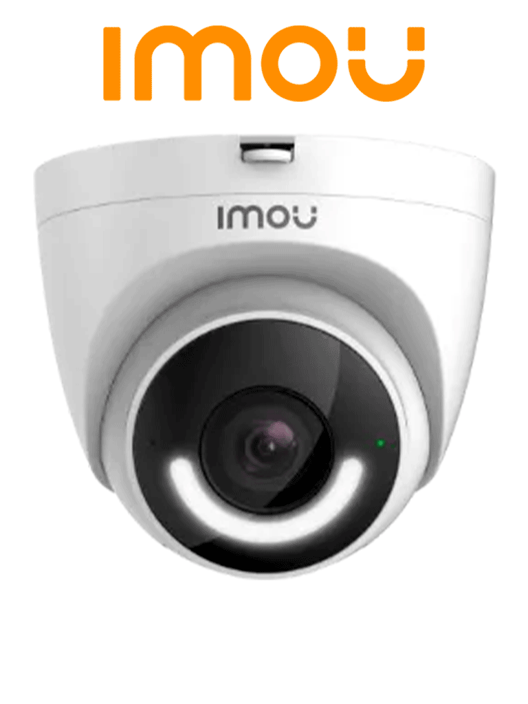IMOU Turret (IPC-T26EN-0280B-imou) - Cámara IP Domo WiFi de 2MP con disuasión activa  sirena integrada  LED de alta potencia  micrófono  audio bidireccional  detección de humanos  IR 30m  IP67 y ranura MicroSD. #CONGIMOU1