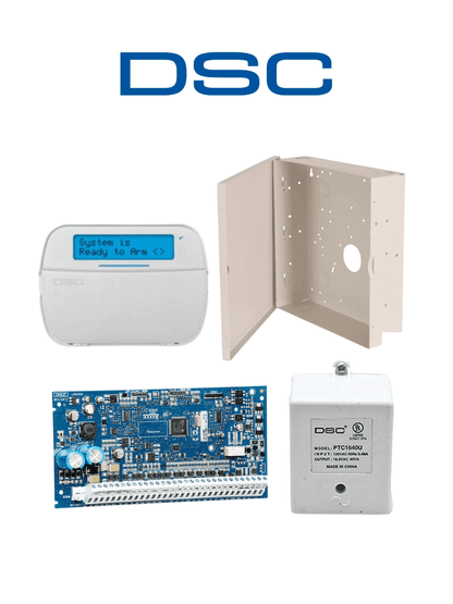 DSC NEO RF ALFA - Kit Neo 32 Zonas Inalámbricas  Panel HS2032/ / Teclado Alfanumerico HS2LCDRF9N/  Fuente PTC1640U / Gabinete GMX003 #HSDSC