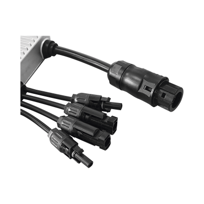 Microinversor 1500 W para Interconexión a Red Eléctrica 220V   IP67  Con Cable Troncal Incluido  Para 4 Modulos de Hasta 470 W