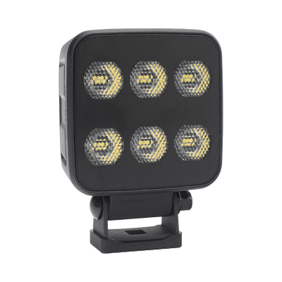 Luz de Trabajo Ultra brillante Cuadrada  6 LED  6552 Lúmenes  12-24 Vcd