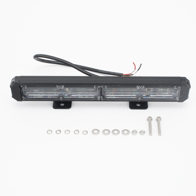 Barra de Luz de Advertencia  2 Módulos de 6 LED  11 Pulgadas Rojo