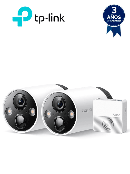 TP-LINK - TAPO C420S2 - Sistema de Cámaras Wi-Fi de vigilancia inteligente con batería (paquete de 2 piezas)