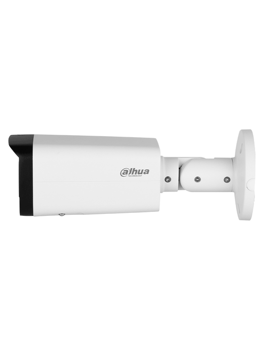 DAHUA DH-IPC-HFW2841T-ZS Cámara IP Bullet de 8 Megapíxeles/ Motorizado/ IR de 60 Mts/ 113°/ H.265+/ SMD+/ Protección Perimetral/ Ranura para MicroSD/ WDR/ 3D NR/ HLC/ BLC / IP67