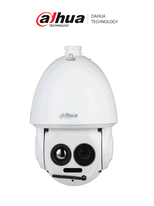 DAHUA DHI-TPC-SD5441-B35Z45-BM-S24 - Cámara IP híbrida térmica  4MP/ 45X/ IR 100m/ Defog/ Fusión de imágenes/ WDR/ Ranura Micro SD/ E&S de Alarma y Audio/ Hi-PoE/ IP66/ Detección de calor/ Seguimiento de puntos fríos y calientes/ Protección Perimetr