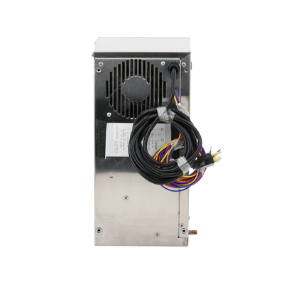 Aire Acondicionado Compacto Para Exterior  Uso en Gabinetes de Telecomunicaciones de Grado Industrial  Frío T15  800 BTU  115 Vca  de Acero Inoxidable 304  Color Gris