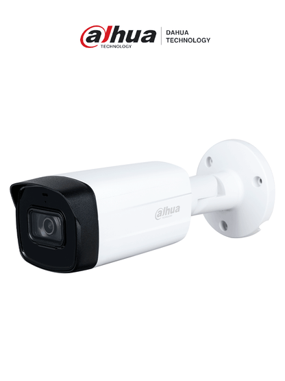 DAHUA HAC-HFW1500TH-I8 - Camara Bullet de 5 Megapixeles/ Lente de 3.6 mm/ 92 Grados de Apertura/ IR de 80 Mts/ IP67/  Soporta: CVI/CVBS/AHD/TVI/