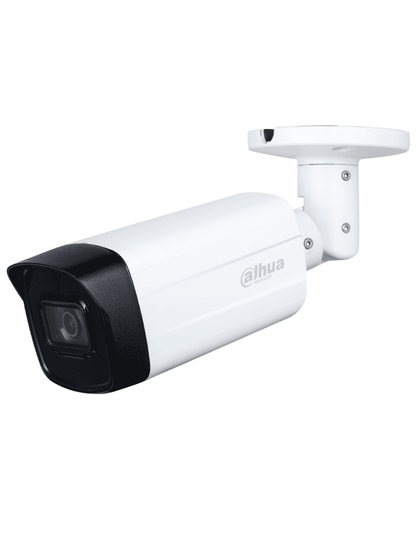 DAHUA HAC-HFW1500TH-I8 - Camara Bullet de 5 Megapixeles/ Lente de 3.6 mm/ 92 Grados de Apertura/ IR de 80 Mts/ IP67/  Soporta: CVI/CVBS/AHD/TVI/