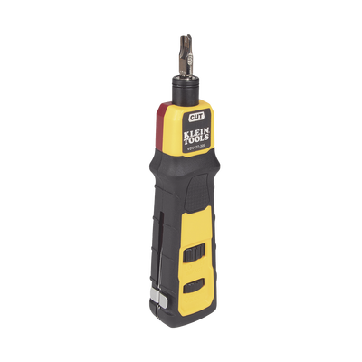 Herramienta Ponchadora de Impacto con Cuchilla para Paneles y Bloques de 66/110. Termina y Corta Cables CAT3  CAT5e y CAT6/6A en 1 paso