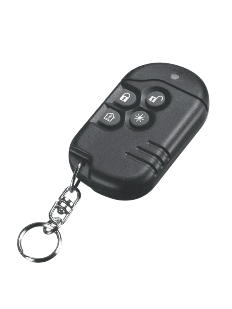 DSC PG9939 - Llavero de 4 botones programables Inalámbrico Power G con una quinta función compatibles con NEO  PRO  Qolsys e IoTega