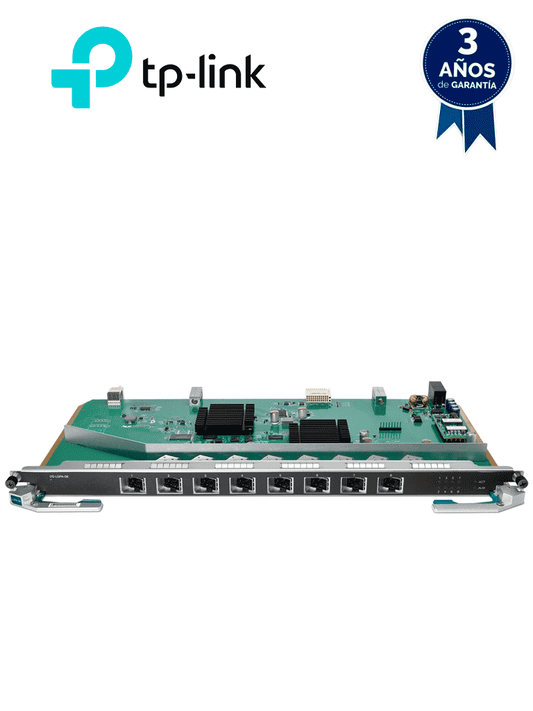 TP-LINK DS-LGPA-08 -  Tarjeta de Servicio 8 Puertos GPON para OLT DSP8000X2   Spliteo de 1:128   Conexión de Hasta 1024 Clientes   Distancias de Hasta 20 Km   Intercambio en caliente  Gestión Centralizada DPMS