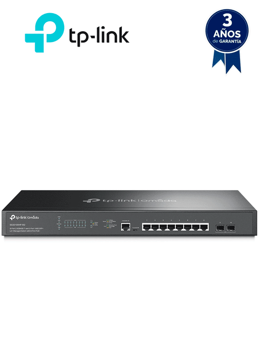 TP-LINK - TL-SG3210XHP-M2 - Switch Administrable  8 Puertos PoE