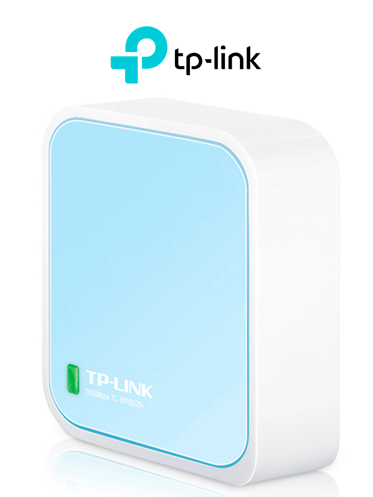 TP-LINK - TL-WR802N / Router Nano Inalámbrico N / 300 Mbps