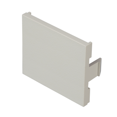 Módulo de tapa ciega (Inserto Ciego)  de 1/2  Color Blanco Mate  1 Pieza