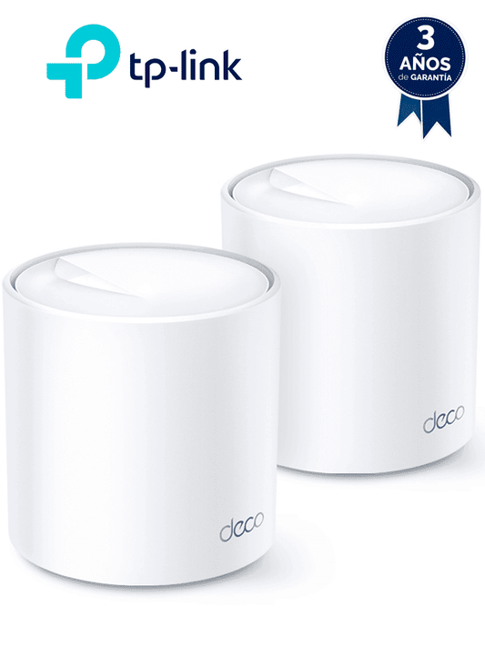 TP-LINK DECO X20 (2-Pack) - Sistema Wi-Fi 6 Mesh AX1800   velocidad de hasta 1 800 Mbps  1 201 Mbps en 5 GHz y 574 Mbps en 2.4 GHz   OFDMA y MU-MIMO   Red unificada   TP-Link HomeCare.
