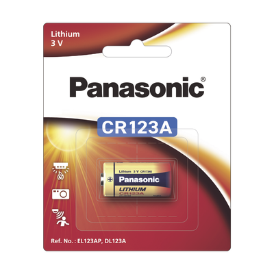 Batería de litio PANASONIC / 3 Vcc /1 550 mAh / Aplicación en transmisores de alarma inalámbricos/ Con empaque