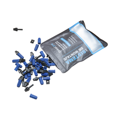 Kit de Montaje Rápido para Equipos en Rack / No más Tuercas Enjauladas / Soporta hasta 50 kg (50 Piezas)