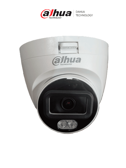 DAHUA DH-HAC-HDW1209TLQN-A-LED-0280B-S3 -Cámara Domo Full Color de 2 MP con lente de 2.8mm y ángulo de 103° Micrófono integrado  iluminación de 20m  tecnología Starlight y DWDR. Resistente con IP67  visión clara en baja luz#MCI1Q125 #M1