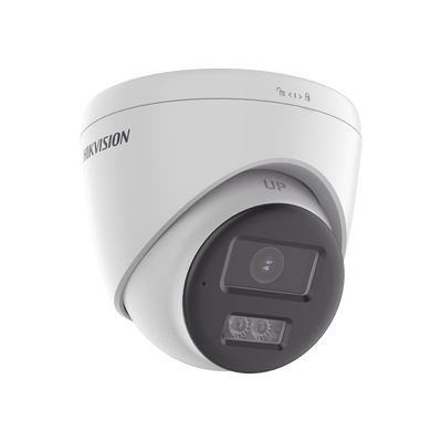 [Audio Bidireccional + Dual Light + ColorVu] Turret TURBOHD 3k (5 Megapixel) / Lente 2.8 mm / 40 mts IR EXIR + 40 mts Luz Blanca / Micrófono y Bocina Integrado / Exterior IP67 / dWDR