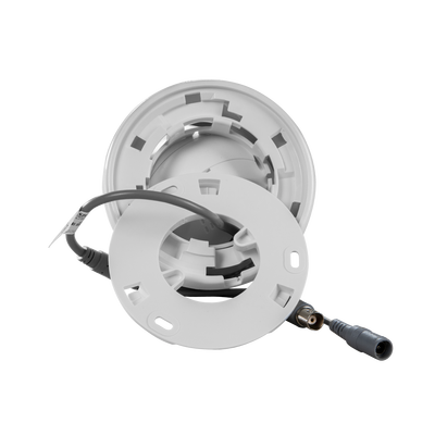 [Audio Bidireccional + Dual Light + ColorVu] Turret TURBOHD 3k (5 Megapixel) / Lente 2.8 mm / 40 mts IR EXIR + 40 mts Luz Blanca / Micrófono y Bocina Integrado / Exterior IP67 / dWDR