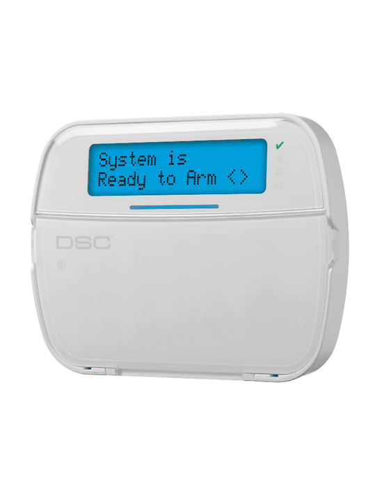 DSC HS2LCDRFP9N - Teclado Cableado LCD Alfanumérico con Transceptor integrado y Lector de Proximidad de 32 caracteres admite 128 zonas compatible con NEO
