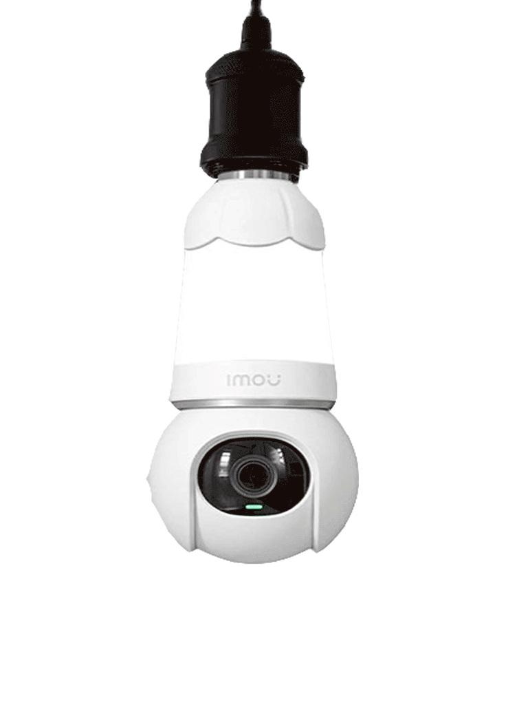 IMOU BulbCam 3MP (IPC-K6C-3H1WEB-E27-imou)- Cámara de 3MP/ Disuasión activa/ Modo privacidad/ Detección de humanos & Vehículos/ Audio bidireccional/ Full Color/ Smart tracking (No incluye Foco) #CONGIMOU1 #MCI1