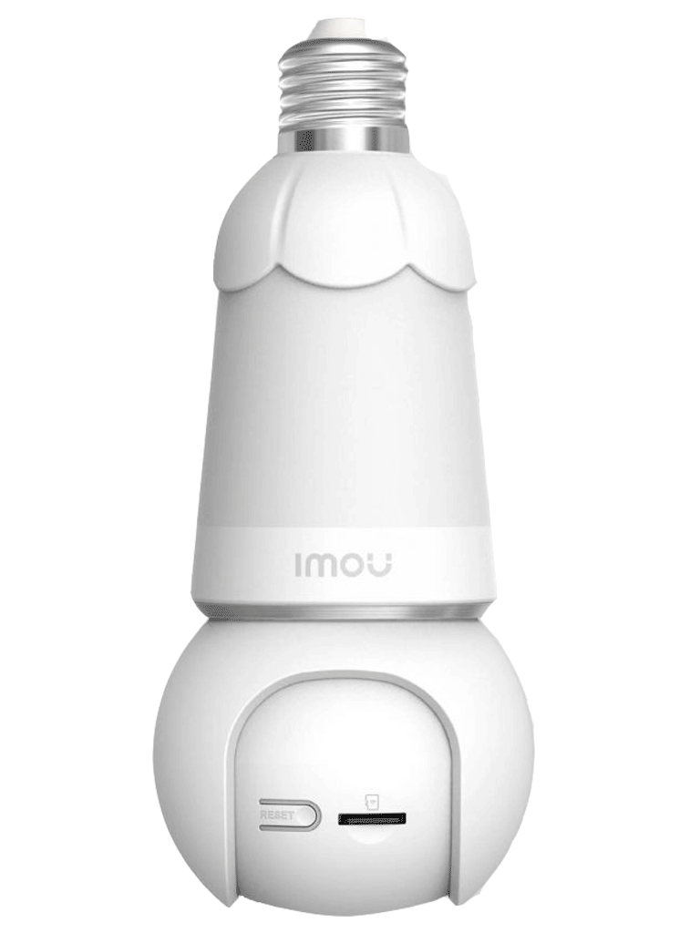 IMOU BulbCam 3MP (IPC-K6C-3H1WEB-E27-imou)- Cámara de 3MP/ Disuasión activa/ Modo privacidad/ Detección de humanos & Vehículos/ Audio bidireccional/ Full Color/ Smart tracking (No incluye Foco) #CONGIMOU1 #MCI1