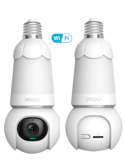 IMOU BulbCam 3MP (IPC-K6C-3H1WEB-E27-imou)- Cámara de 3MP/ Disuasión activa/ Modo privacidad/ Detección de humanos & Vehículos/ Audio bidireccional/ Full Color/ Smart tracking (No incluye Foco) #CONGIMOU1 #MCI1
