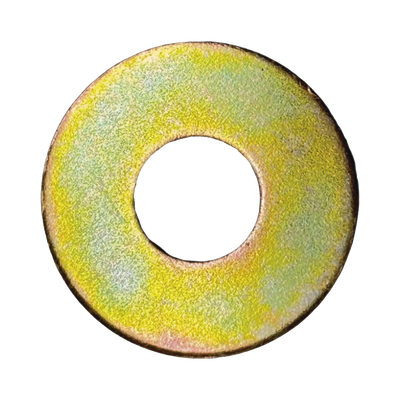 Arandela plana de 1/4" (6.3 mm) con acabado Tropicalizado  Es Ideal Para Utilizarse al Exterior o Zonas Húmedas