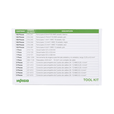 KIT DE HERRAMIENTA WAGO