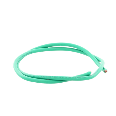 (SLLU22) Cable de Cobre Recubierto THW-LS Calibre 4 AWG 19 Hilos Color Verde (Venta por Metro)