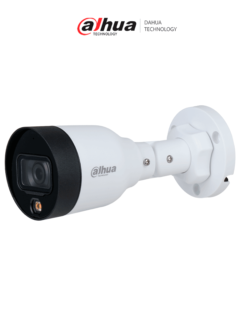 DAHUA DH-IPC-HFW1239S1-A-LED-S6 - Camara IP Bullet 2 MP/ Full Color/ 2.8 mm/ 102° de apertura/ micrófono integrado/ H.265+/ luz visible de 15 m/ IP67/ PoE /DWDR #LoNuevo