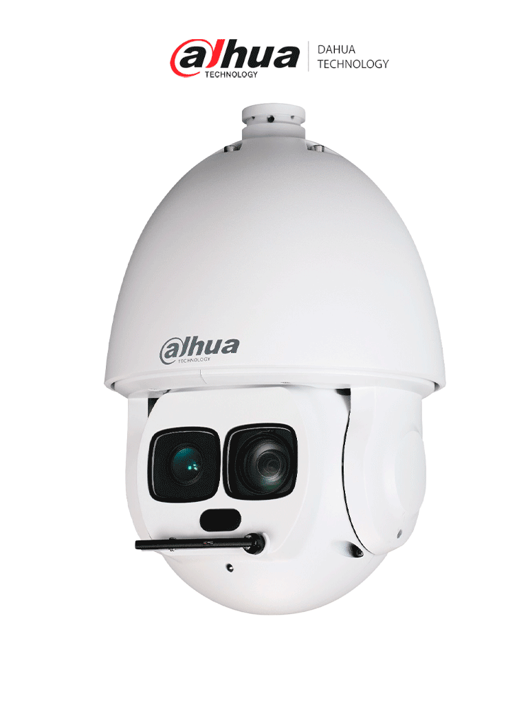 DAHUA DH-SD6AL245GB-HNV Camara IP PTZ Laser de 2 Megapixeles/ 45x Zoom Optico/ Iluminación Laser de 550 Mts/ Auto tracking 3.0/ SMD 4.0/Protección Perimetral/ Detección de rostro/ video metadata/ IP67