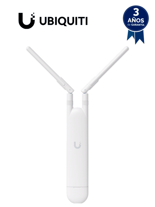 UBIQUITI UAP-AC-M - UniFi Mesh AC: Access Point para exteriores con doble banda 802.11ac  MIMO 2x2  potencia de 20 dBm  hasta 1167 Mbps. Incluye Inyector PoE  #UBI19DL