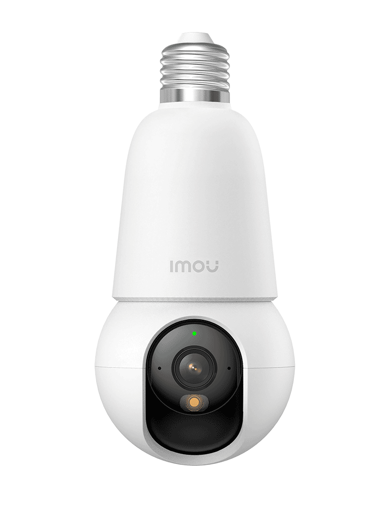 IMOU BulbCam 3MP (IPC-K6C-3H1WEB-E27-imou)- Cámara de 3MP/ Disuasión activa/ Modo privacidad/ Detección de humanos & Vehículos/ Audio bidireccional/ Full Color/ Smart tracking (No incluye Foco) #CONGIMOU1 #MCI1
