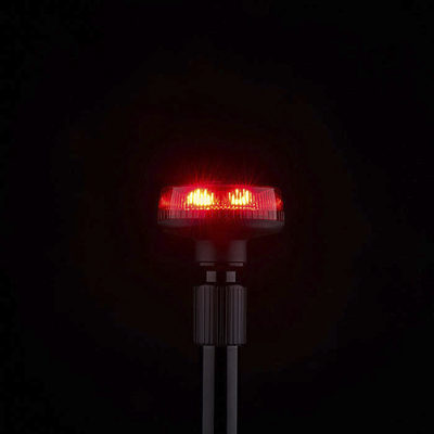 Luz telescópica Ultra Brillante Para Motocicleta  9 LED  Color Rojo