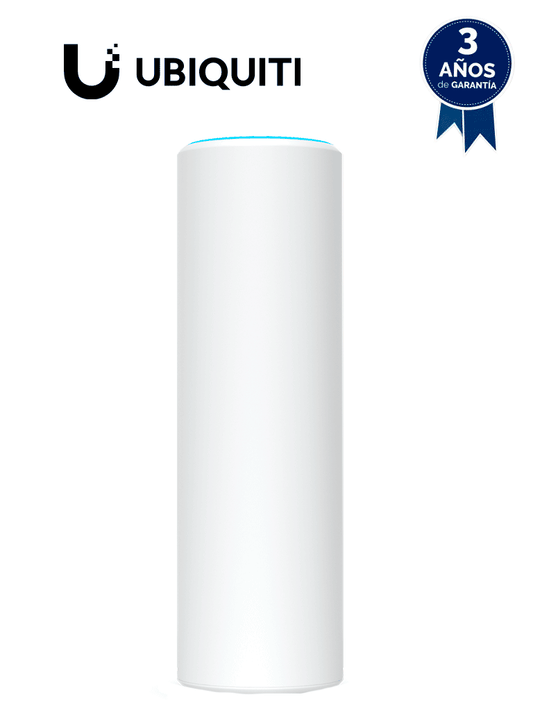 UBIQUITI U6-MESH - Punto de acceso WiFi 6 PRO  MU-MIMO 4x4 dual band 802.11ax para interior y exterior  con velocidad de hasta 4.8Gbps en 5GHz  tecnología Mesh  sin Zonas Muertas Wifi  300 clientes IPX5  Portal  (Montaje Poste Incluido)