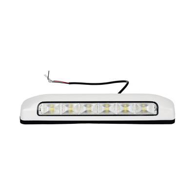 Luz de Escena  6 LED  IP67  con bisel color blanco  Ideal para Ambulancias y Vehiculos de trabajo