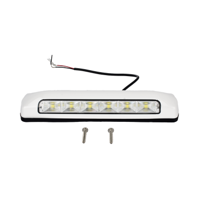 Luz de Escena  6 LED  IP67  con bisel color blanco  Ideal para Ambulancias y Vehiculos de trabajo