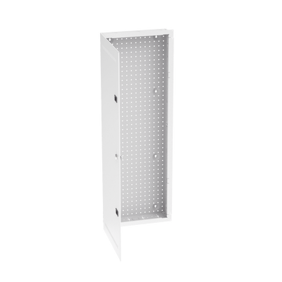Gabinete Multipropósito de Montaje en Pared  de 42 in de Altura  Con Puerta Reversible  Fabricado en Acero  Color Blanco